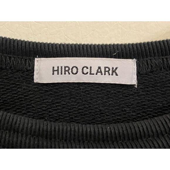HIRO CLARK Black Pullover Sweatshirt Top Tee Mens Size Medium - Picture 4 of 10